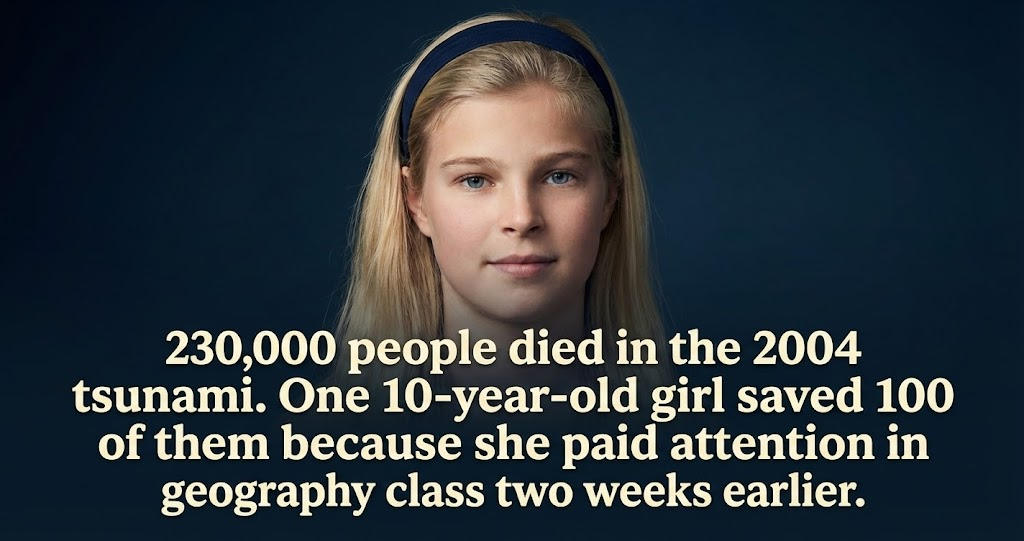 The Day a 10-Year-Old Remembered Her Geography Lesson—and Saved an Entire Beach