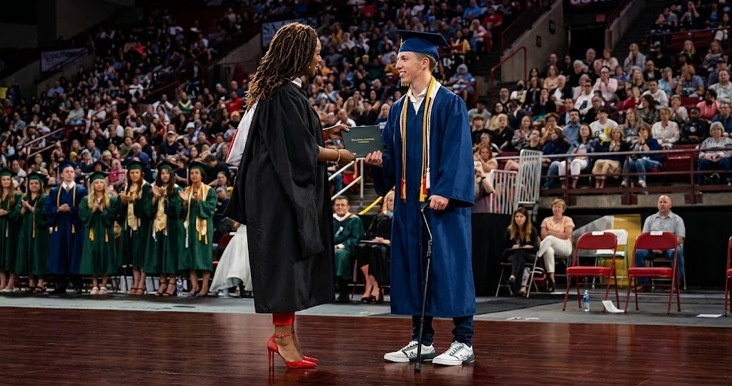 He Crossed the Stage With a Cane — and Left With a Standing Ovation